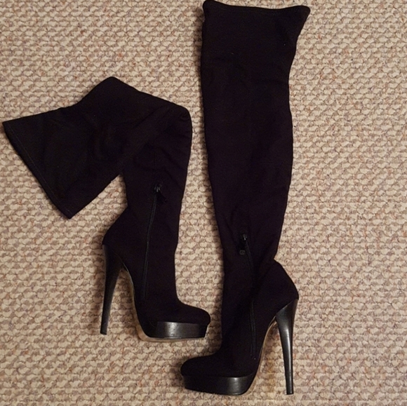 Bebe thigh high boots - Picture 6 of 7
